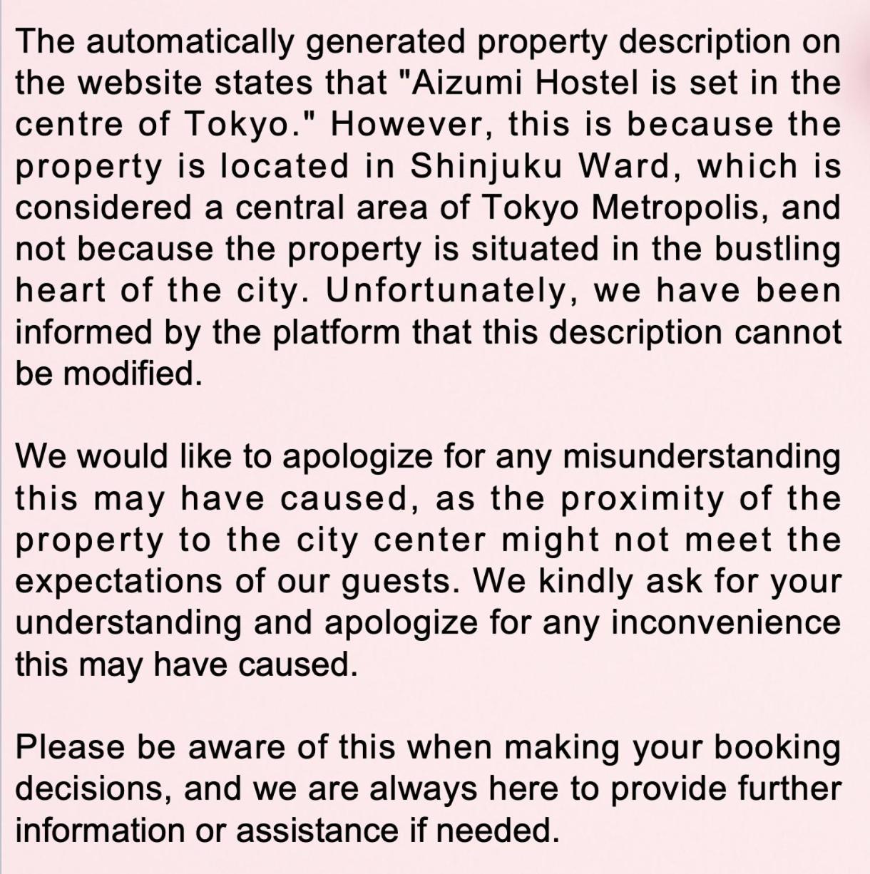 Aizumi Hostel Tokio Zewnętrze zdjęcie